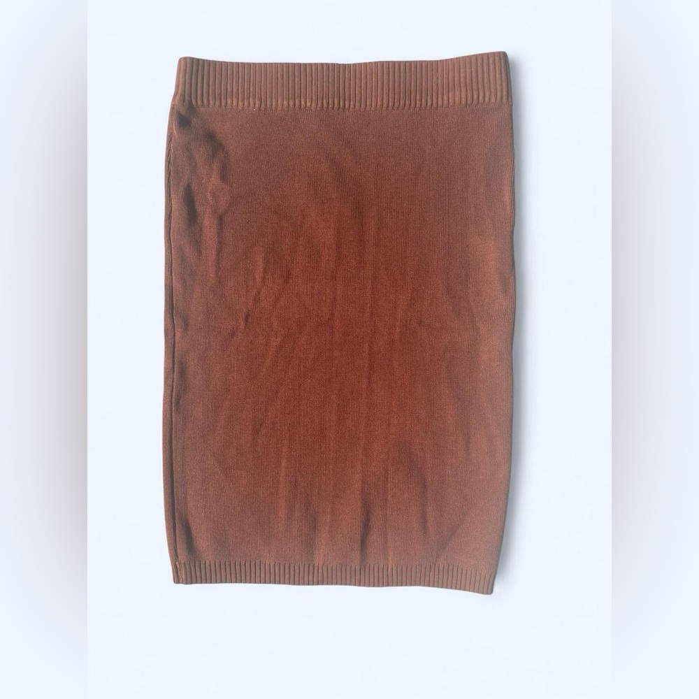 Fashion Nova Rust Pencil Skirt